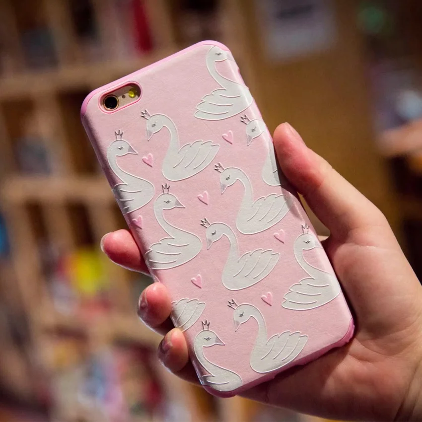LPWZHMG 3d Relief Flower Cover Back Case For iphone 6 6s 7 plus Cute Soft TPU Silicone Matte Phone Cases Anti-knock Fitted |
