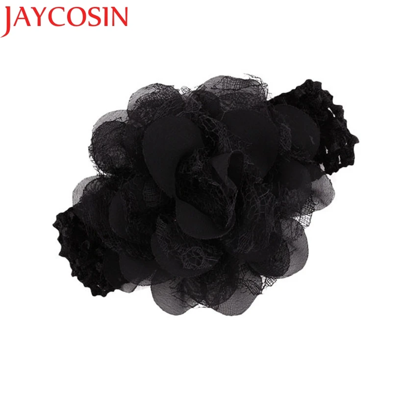 JAYCOSIN шифоновые разноцветные эластичные повязки на голову с цветами аксессуары