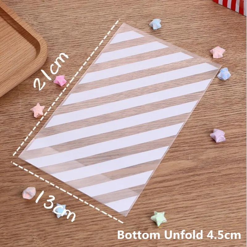 Самостоятельные прозрачные белые точки в полоску для вечерние печенья конфет