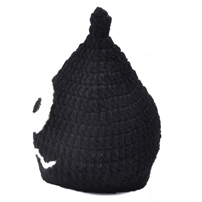 Зимние теплые забавные вечерние шапочки бини Chapeau Gorros De Lana с большими глазами рот