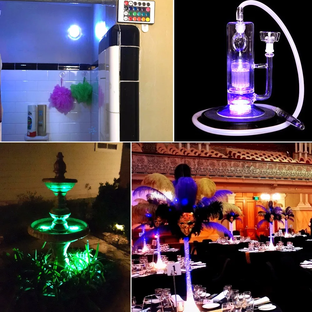Foxanon подводный погружной светодиодный светильник 5050 SMD RGB дистанционное