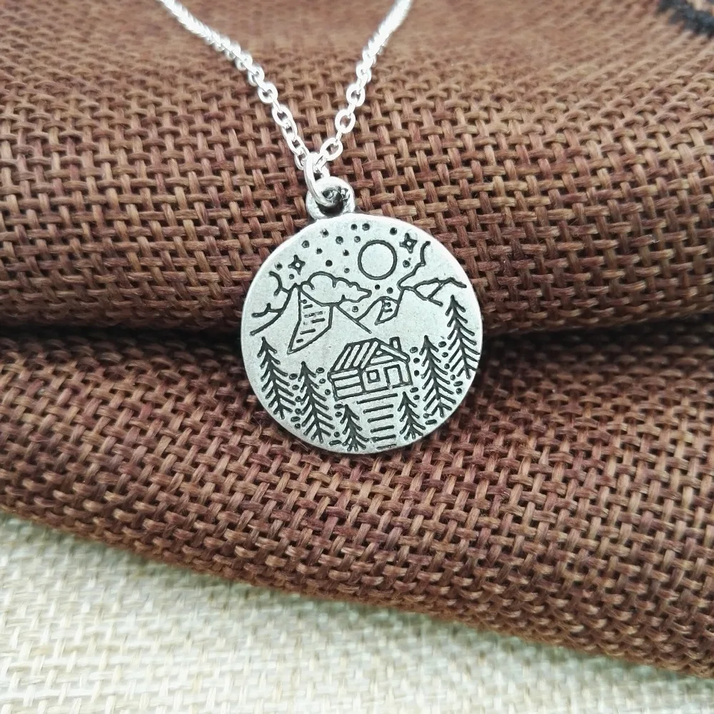 1 шт. мужской и женский антикварный посеребренный Изящный Открытый кулон