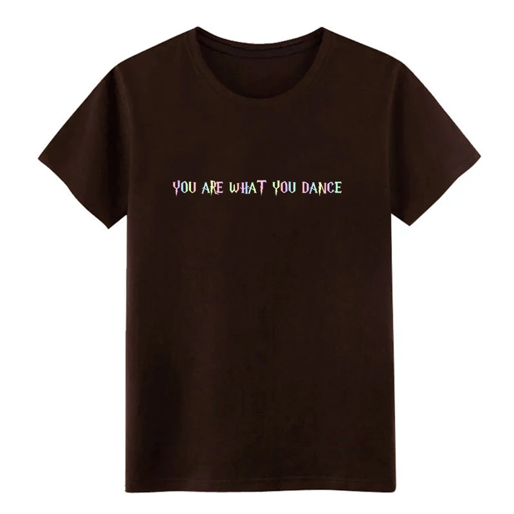 Мужская футболка с надписью You are what you dance Music Rave Techno Gift Idea хлопковая формальная