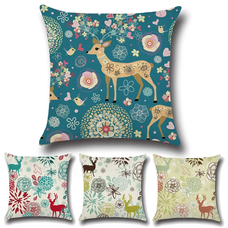 Хлопок белье 4 пастырской Подушки Домашний Декор кровать автомобиль моды