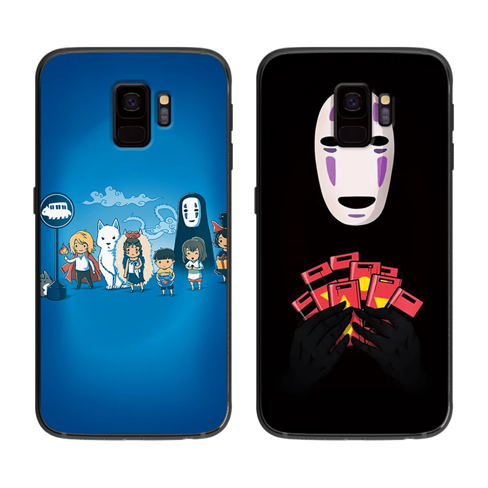 Hayao miyazaki унесенный спиром без лица Мягкий чехол для телефона Samsung Galaxy S6 S7 S8 S9 S10e Plus