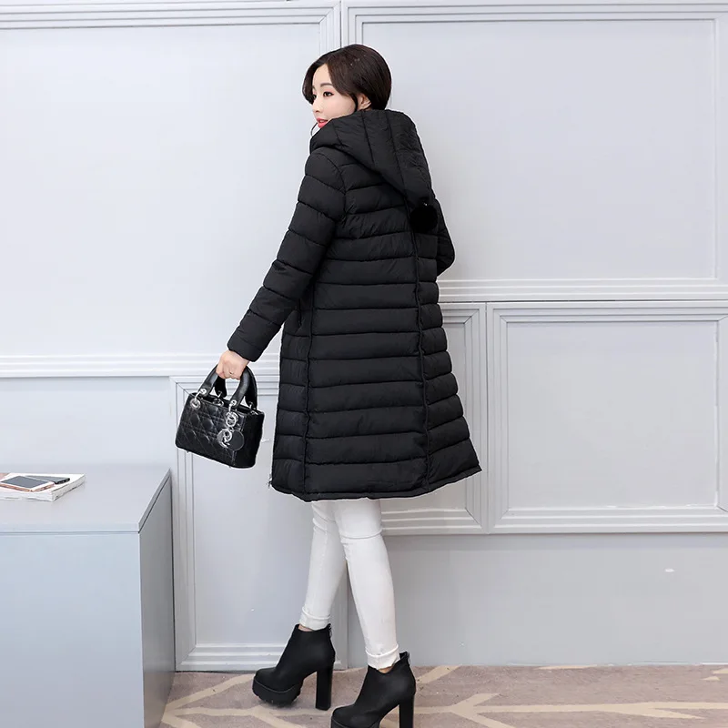 

Winter Women Jacket Nice Christmas Slim Army Green Womens Hooded Jackets Thick Down Cotton Padded Female Coat Parka Jacket