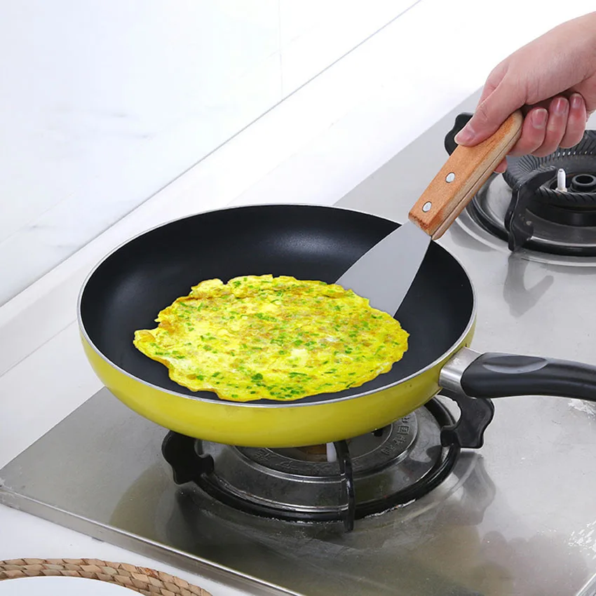 Лопатка для пиццы из нержавеющей стали металлическая кулинарная лопатка с