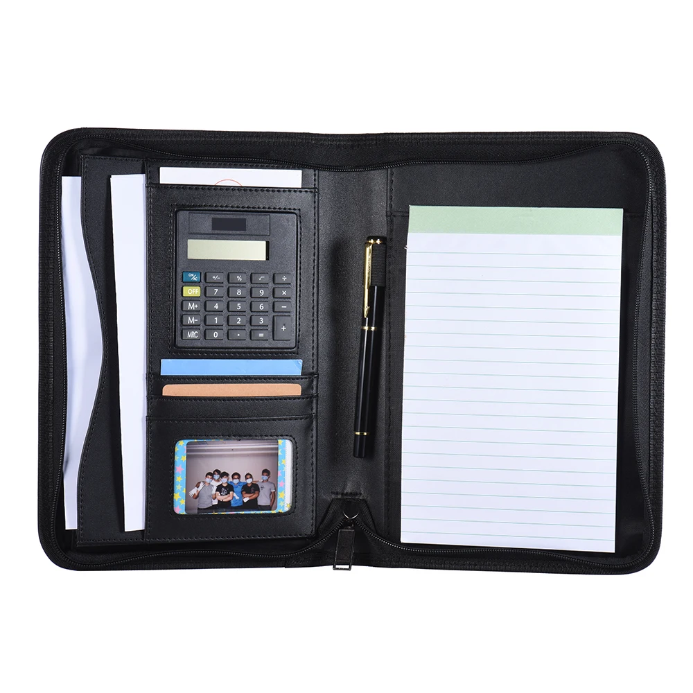 Из искусственной кожи A5 Портативный Бизнес портфель Padfolio папки для документов