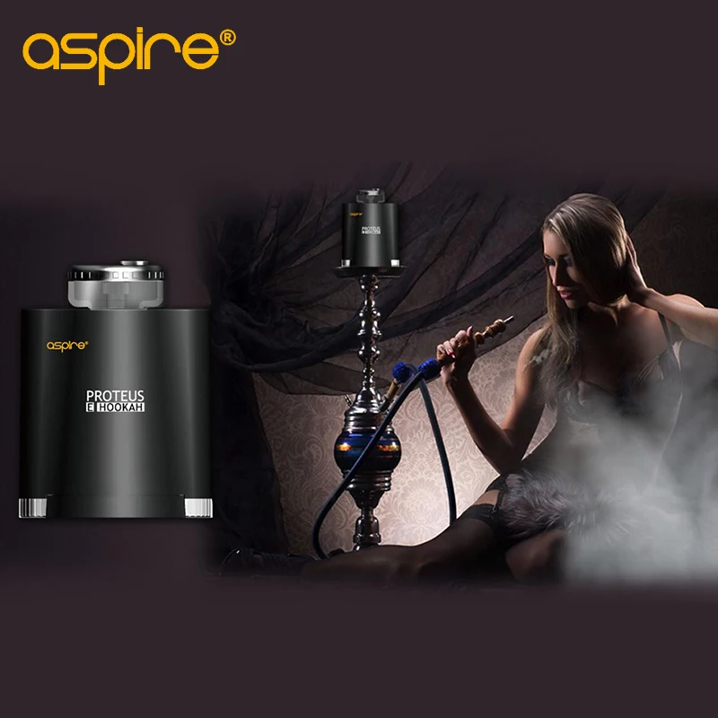 

E Cigarette Kit Aspire Proteus EHookah Ecig E-hookah Vaporizer with 10ml Tank 0.25ohm Coil E hookah kit Without 18650 Battery