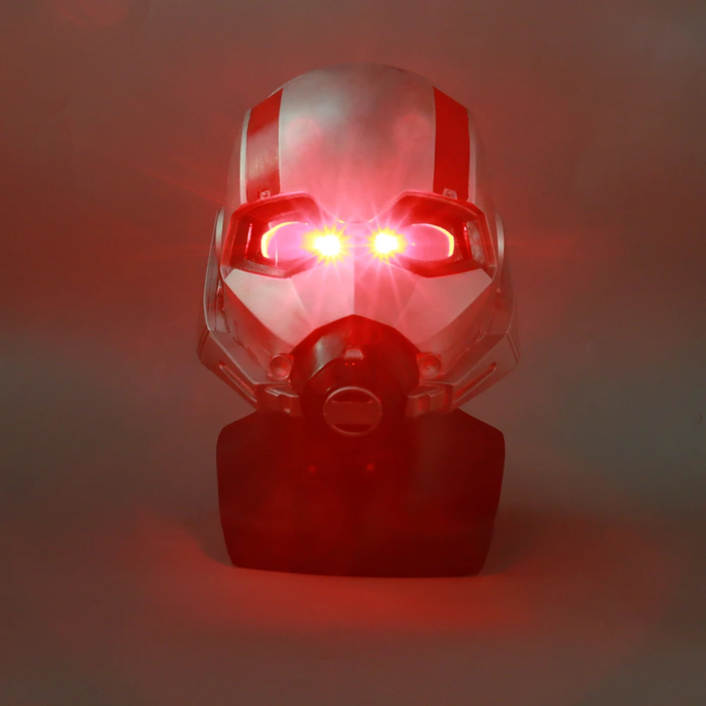 Movie Ant-Man and The Wasp LED Helmet Ant-man Mask Cosplay Scott LED Helmet Mask Props Halloween Party Prop