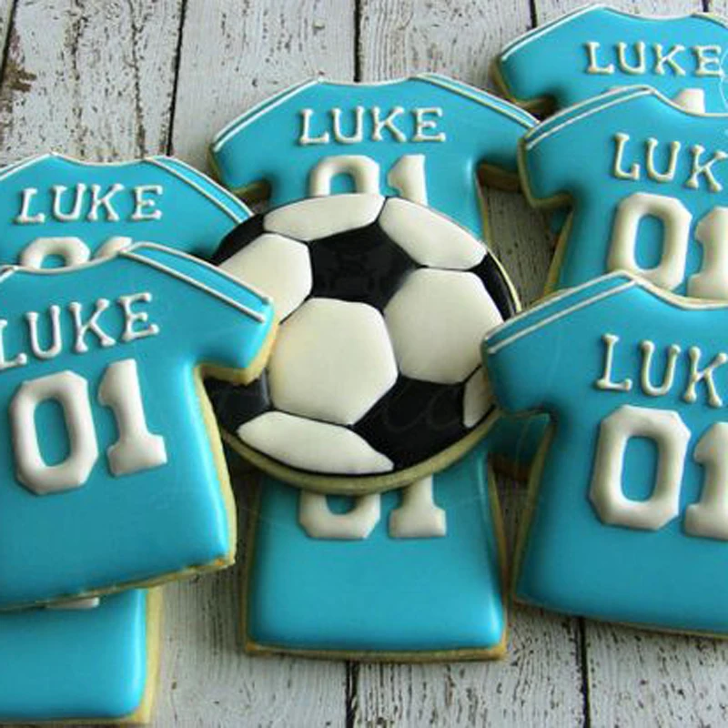 Футбольная Футболка металлический резак для марок кондитерские изделия форма