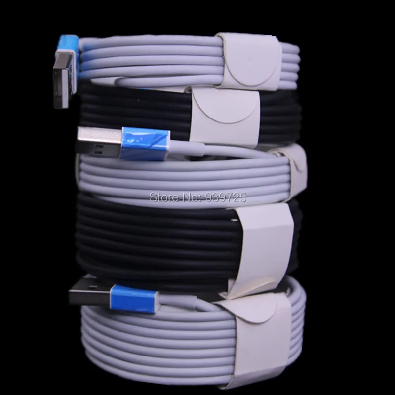 

100pcs/lot white black phone charger cable 1m 2m 3m usb cable for iphone 5 6 7 8 plus free shipping