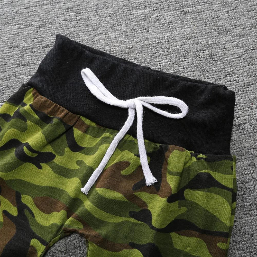 2018 армейский зеленый одежда комбинезон для новорожденных девочек футболка