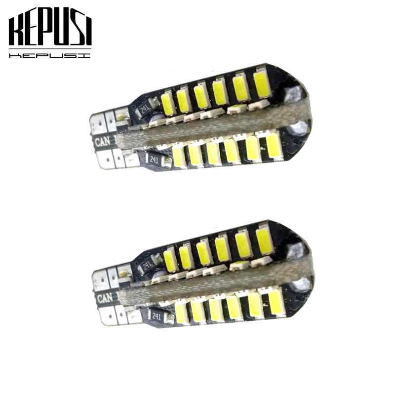 

2 Pcs Super Bright T10 led canbus W5W T10 48smd 3014 led Canbus NO ERROR Car Auto Bulbs Indicator Light White warm white light