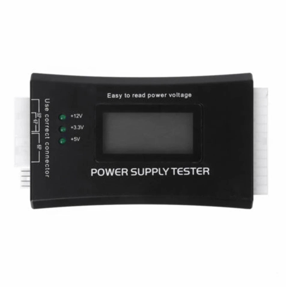 Hot Digital LCD Display PC Computer 20/24 Pin Power Supply Tester Checker Measuring Diagnostic Tools Free shipping | Инструменты