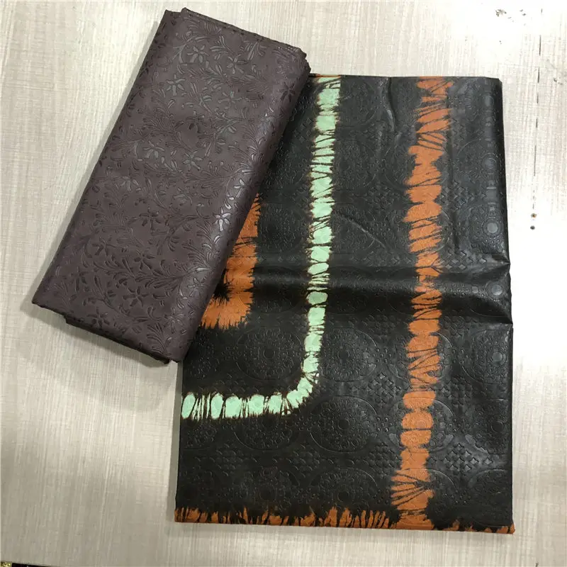 Hot selling New 10Yards Brocade Bazin Riche Fabric NEW African Bazin Riche Lace Fabric Nigeria Bazin Riche