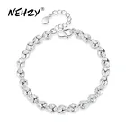 NEHZY S925 новая женская мода Серебряный браслет высокого качества круглый ретро полый бренд ручной работы ювелирные изделия браслет длина 18,5 + 4 см