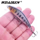 Рыболовная приманка Floatin Minnow, 1 шт., 7 см, 7,5 г, воблер окунь, приманка для ловли карпа, Реалистичная искусственная пластиковая жесткая приманка, рыболовные снасти