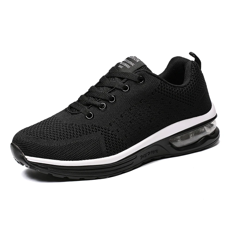Мужские кроссовки для женщин красивые Zapatillas спортивные Цвет черный красный