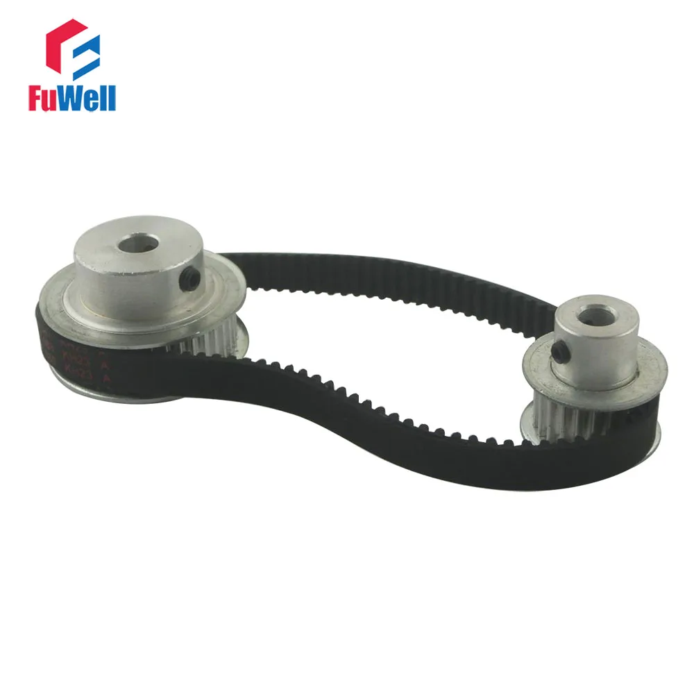 Комплект редукционных шкивов HTD 3M 15T:60T 1:4/4:1 134 мм|timing pulley|toothed pulleyhtd 3m |