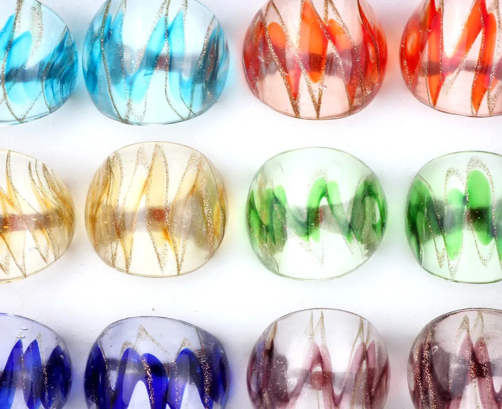 Кольцо из муранского стекла для мужчин и женщин стильное Ювелирное Украшение дня