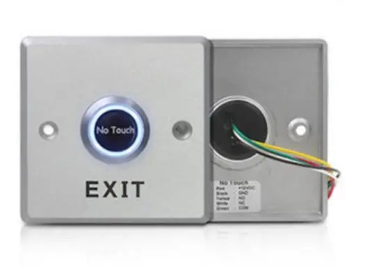 Free Shipping Door Access Control Systems ZK C3-400 Controller Panel With Exit Button EM lock Emergency Release | Безопасность и