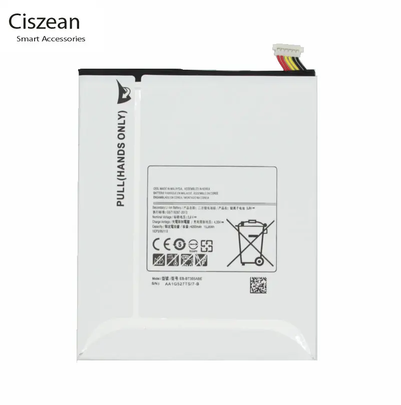 Аккумулятор для Samsung Glaxy Tablet Tab A 10. 0 T350 T355 T355C P350 P355C P355|battery for samsung|battery forbattery tablet samsung