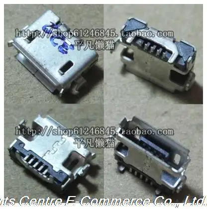 Коннектор с микро usb 5 контактов 20 шт. коннектор AB для ремонта мобильных