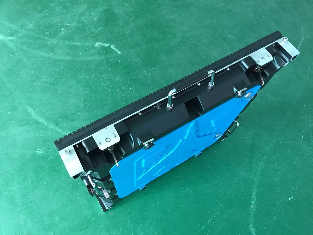 Открытый P8 светодиодный экран литья под давлением алюминиевый шкаф 640*640 мм с