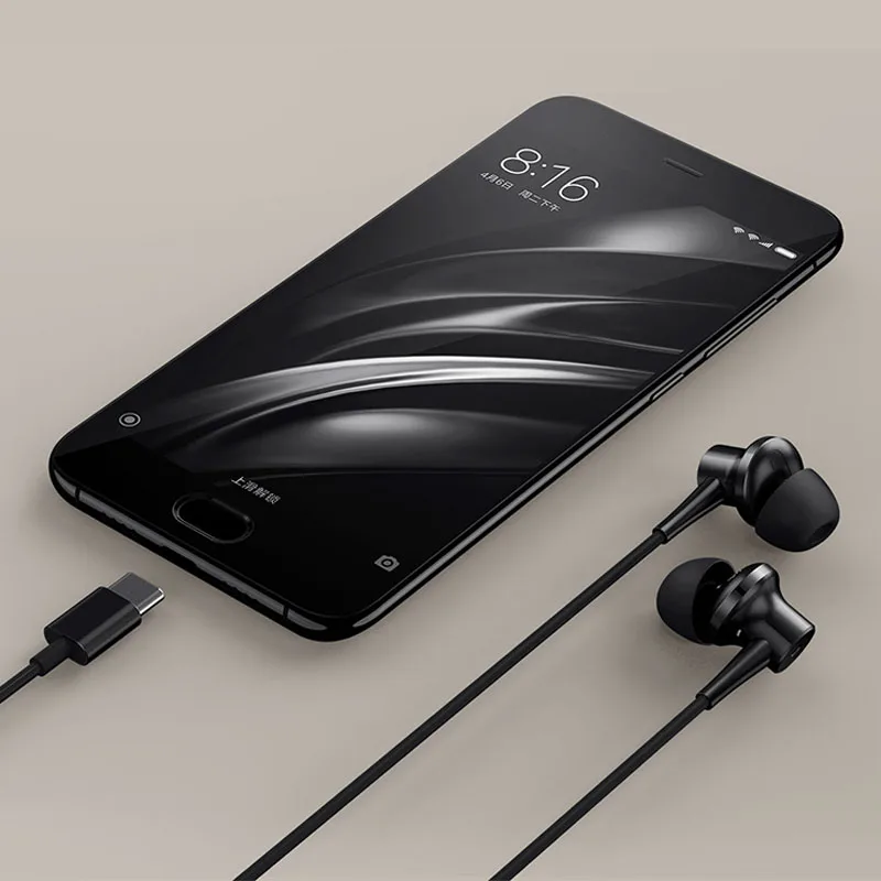 Оригинальные наушники Xiaomi ANC с шумоподавлением Eaarphone проводным управлением и