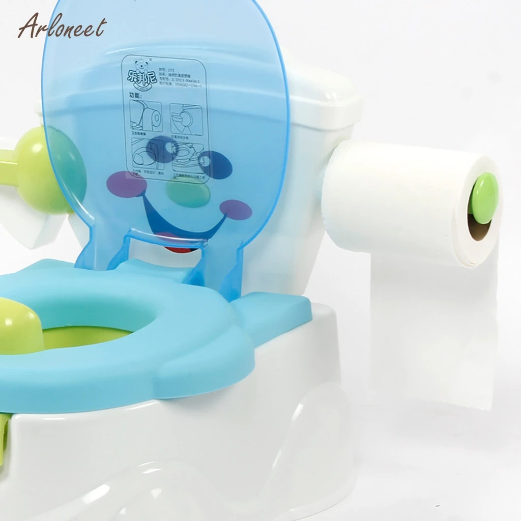 

Baby Cute Cartoon Training Pan Toilet Seat cushion children multifunctional backrest stool potty Training Toilet Backrest Pot