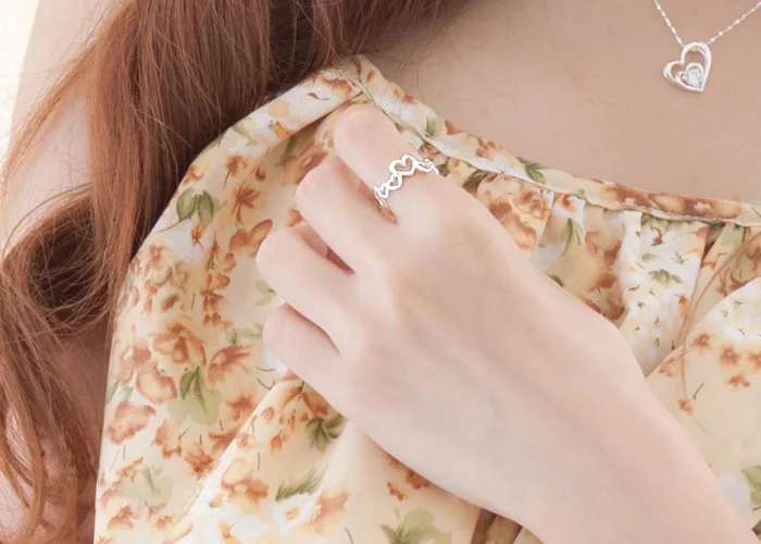 Новые Модные полые в форме сердца для женщин 100% 925 стерлингового серебра