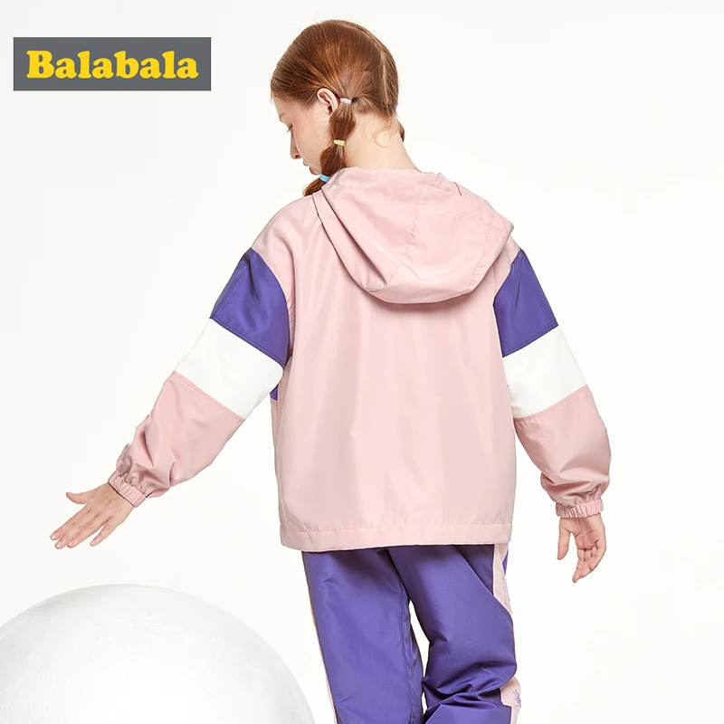 Balabala/Детский костюм для девочек на осень новинка 2019 крутая спортивная куртка +