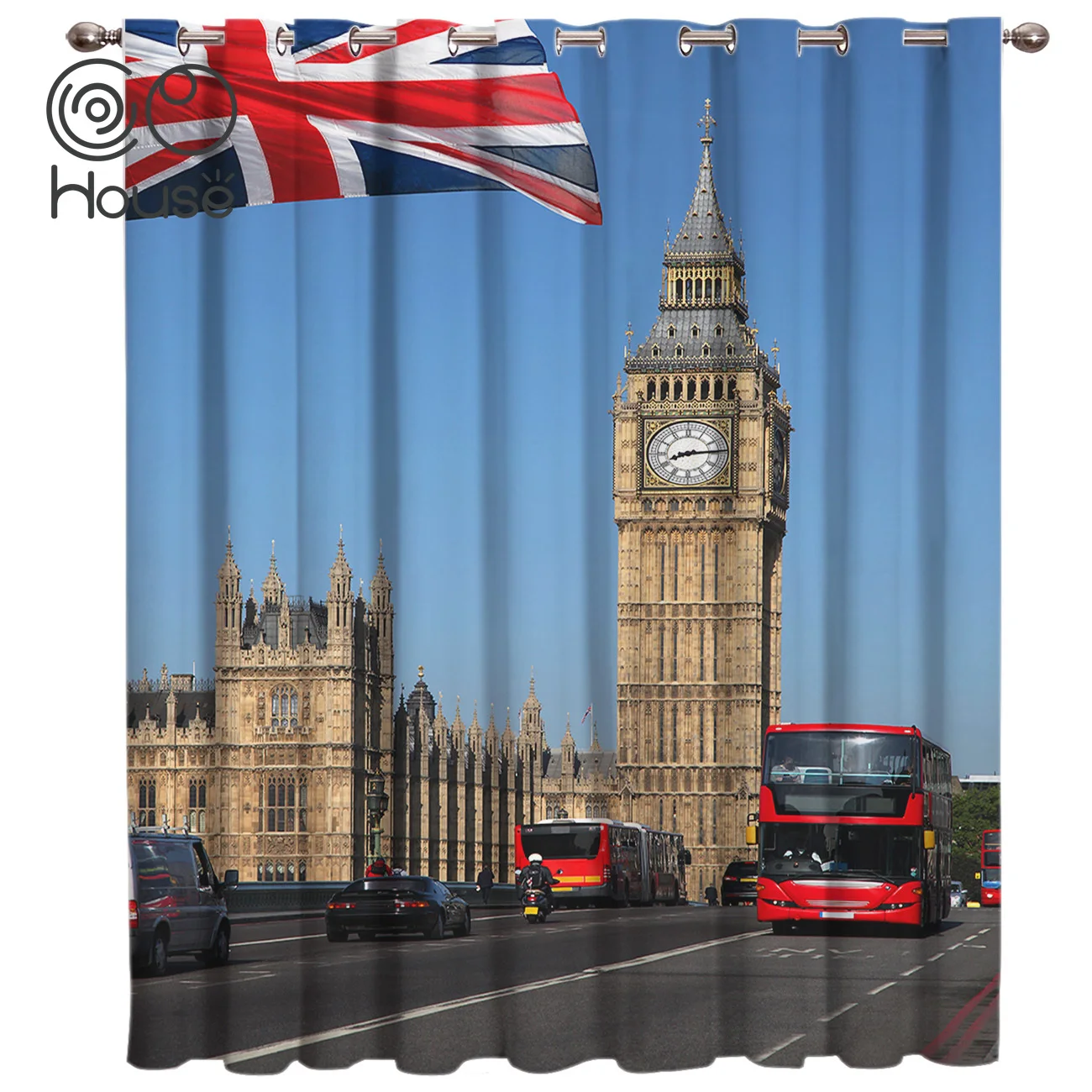 COCOHouse Tower Of London английский городской флаг оконные шторы занавески для комнаты