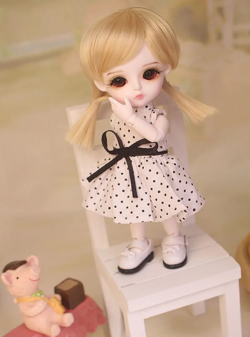 Кукла 1/8 BJD/SD модный милый подарок для маленькой девочки Miu с глазами полный