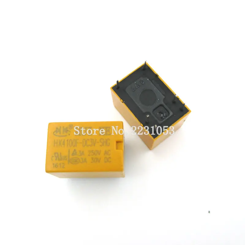 5 шт./лот HK4100f-DC3V-SHG реле hk4100F-DC3V HK4100F 3 V DIP6 3A 250V AC/ 30V DC | Обустройство дома