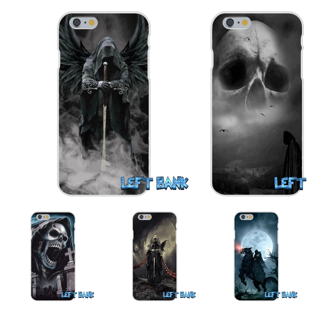 Grim reaper gothic death Мягкий Силиконовый ТПУ Прозрачный чехол для Samsung Galaxy A3 A5 A7 J1 J2 J3 J5 J7
