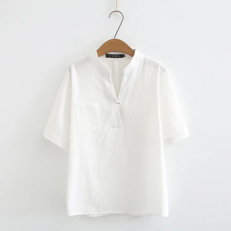 Большие размеры повседневные блузки 2019 Летняя женская одежда мода новый