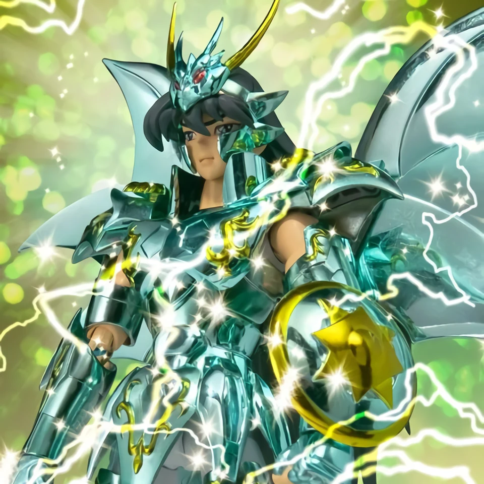 Tronzo Оригинальный Bandai Saint Seiya Dragon Shiryu God Cloth V4 Kamui ПВХ фигурка модель игрушки Final Bronze