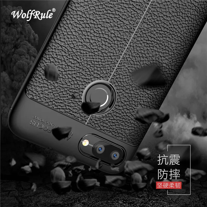 WolfRule Asus Zenfone Max Plus ZB570TL чехол противоударный Роскошный кожаный чехол из ТПУ для Asus ZenFone Max Plus M1 ZB570TL Funda X018D]