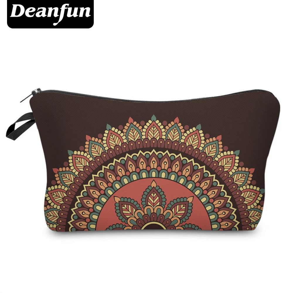 Косметичка Deanfun с 3D принтом, винтажный узор, Женский органайзер для макияжа, для путешествий, 50968