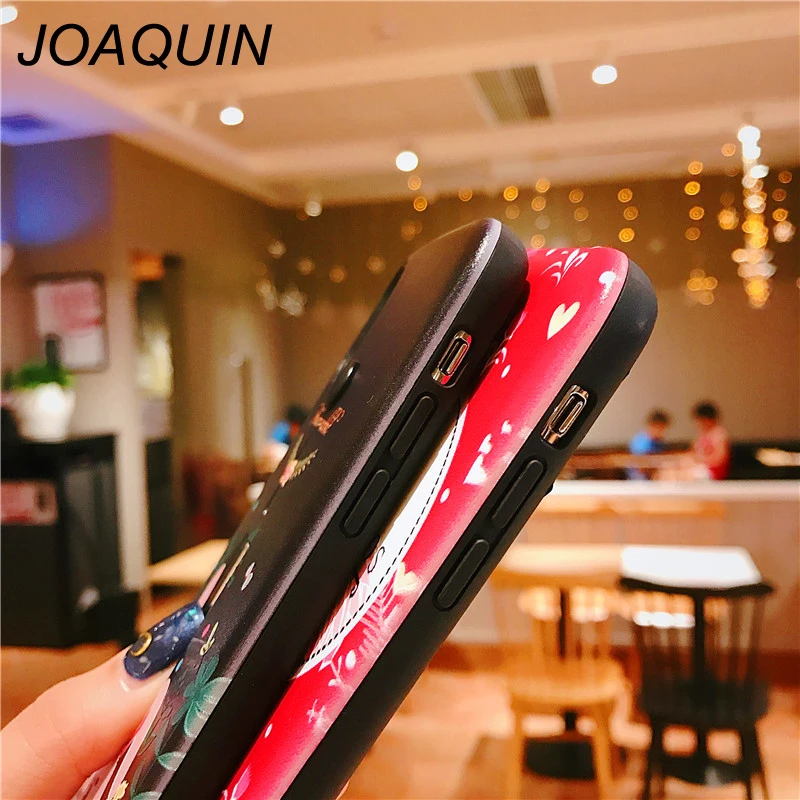 Фламинго чехол для iphone X 8 6 S 6/7 плюс Soft задняя крышка Скрытая кольцо чехлы XR XS max