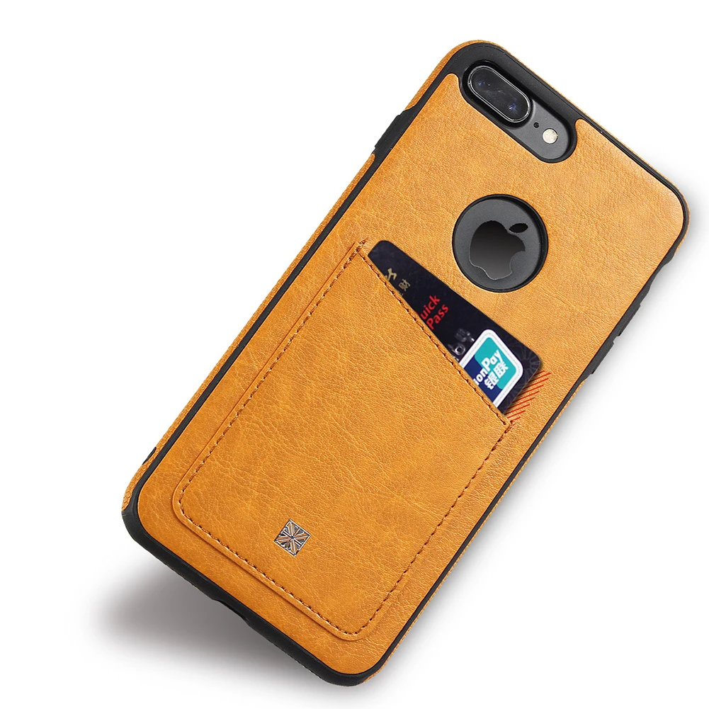 Leather Card Pocket Phone Case for iPhone X XS MAX XR Shockproof Retro Soft PU Book Storage Shell 7 8 Plus |