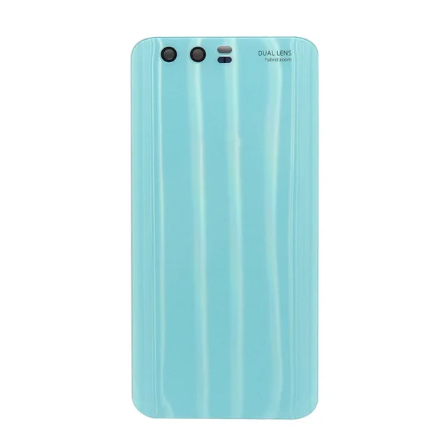 Honor 9 Green Чехол для huawei Honor 9, Задняя стеклянная крышка для батареи, задняя Дверная панель для Honor9 Lite Honor 9, запасная Задняя стеклянная крышка - Цвет: Honor 9 Green