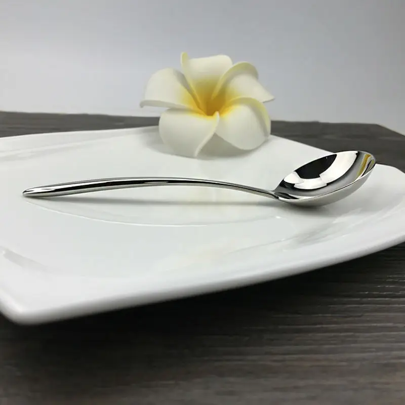 1 шт. металлическая ложка для супа из нержавеющей стали набор посуды круглой