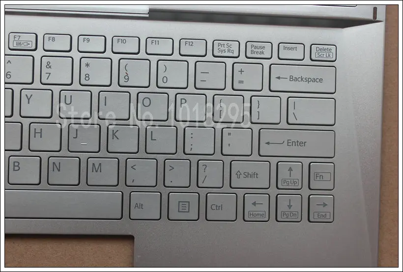 Новая английская клавиатура для ноутбука Sony Vaio D132 SVD13228SCW SVD13 с серебристой