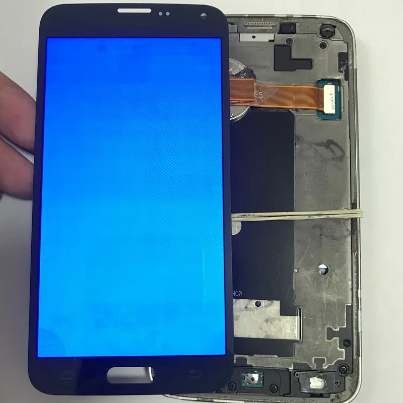 100% протестированный ЖК экран Super AMOLED Burn in Shadow для SAMSUNG S5 NEO G903 сенсорный дигитайзер