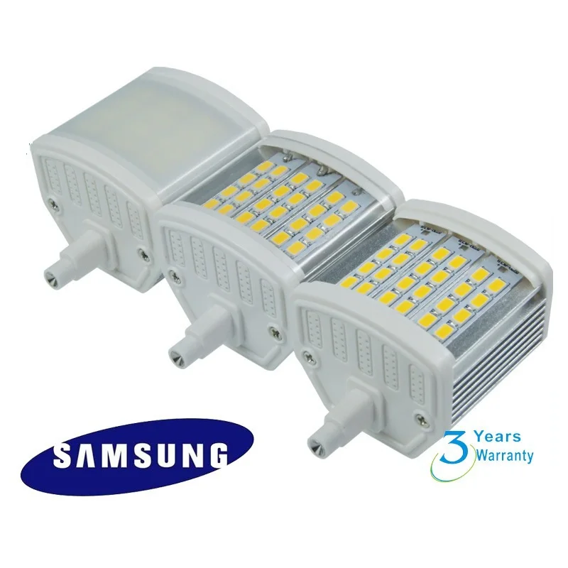 Светодиодная лампа Samsung SMD5730 J78mm 7 Вт 78 мм R7S 2 шт./лот энергосберегающее освещение