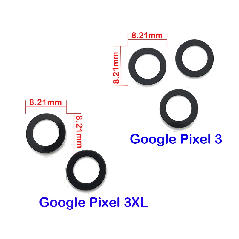 

For Pixel 3 XL / Pixel3 Rear Back Camera Glass Lens Cover Replacement Parts