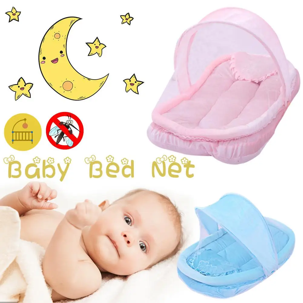 Золотая флисовая дышащая детская складная сетка кронштейн для детской кроватки
